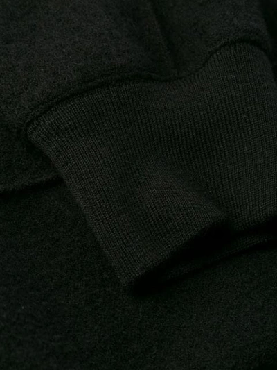 Shop Ami Alexandre Mattiussi Boiled Wool Trackpants In Black