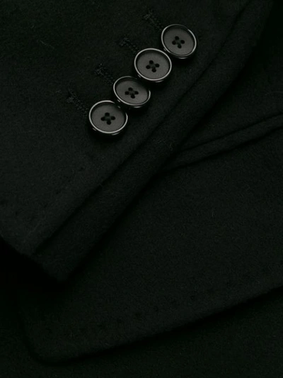 Shop Tagliatore Single Breasted Coat In Black