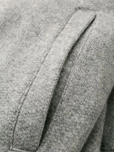 Shop Brunello Cucinelli Elasticated Cashmere Track Trousers In Grey