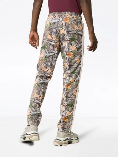 Shop Palm Angels Camouflage Track Pants - Neutrals