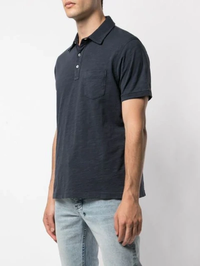 Shop Alex Mill Rugby Polo Shirt In Blue
