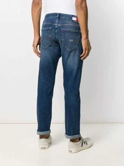 Shop Tommy Jeans Straight-leg Jeans In Blue