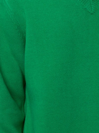 Shop N°21 Boxy V-neck Jumper In Green