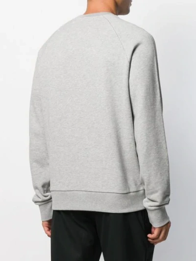 Shop Moncler 1952 Logo Sweater In Grey