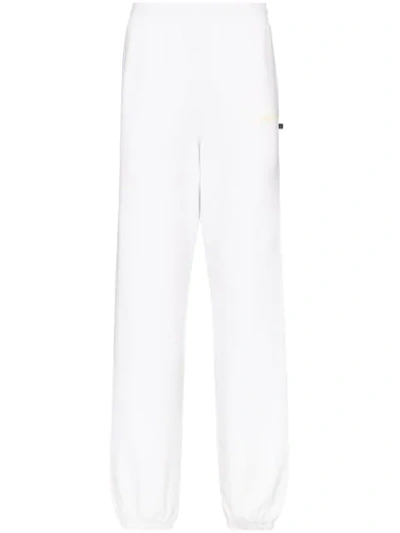 Shop Off-white Arrow Logo Track Pants In White