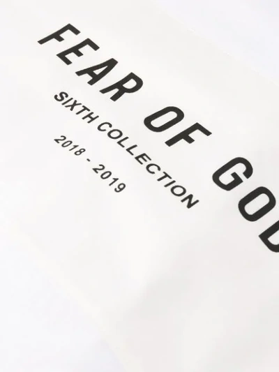 Shop Fear Of God Sixth Collection Print T-shirt In White