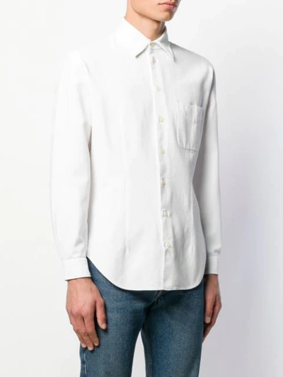 Pre-owned Giorgio Armani '1990s Pointed Collar Shirt In White