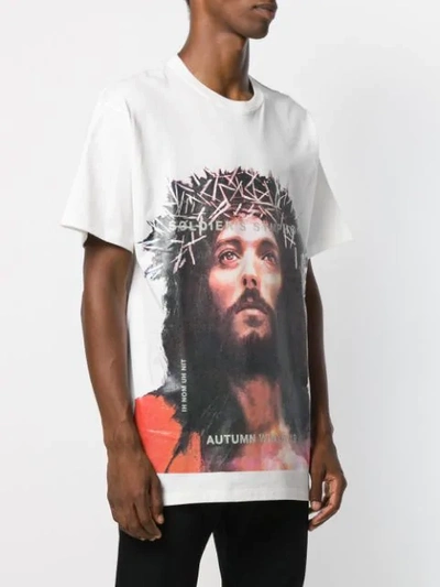 Shop Ih Nom Uh Nit T-shirt Mit Jesus-print In White