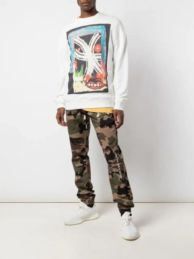 Haculla Till I Snap Drop Shoulder Sweatshirt In White