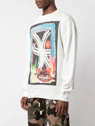 Haculla Till I Snap Drop Shoulder Sweatshirt In White
