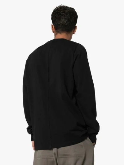 Shop Rick Owens Pullover Mit Rundem Ausschnitt In Black