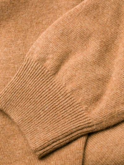 Shop Altea Long Sleeve Knit Jumper In Neutrals