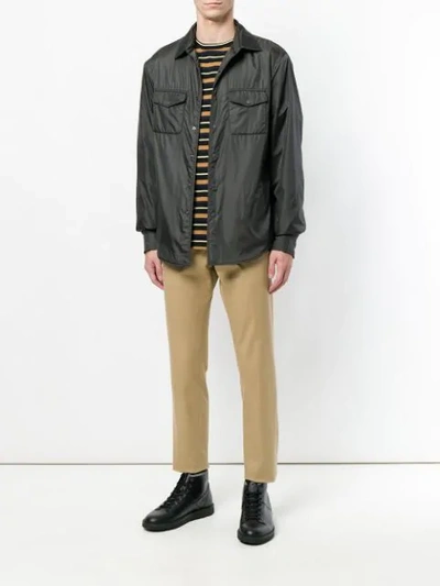 Aspesi Shirt Jacket In Grey