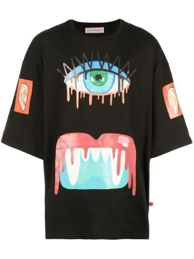 Shop Walter Van Beirendonck Oversized Monster T-shirt In Black