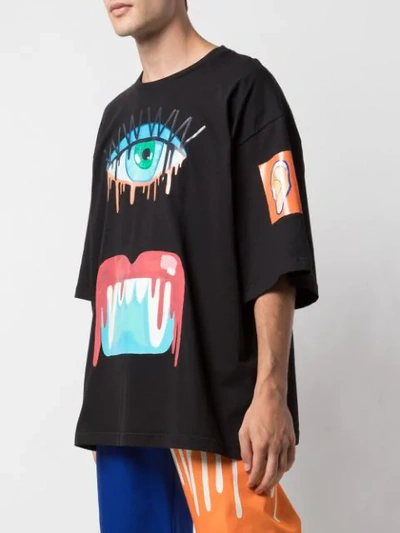 Shop Walter Van Beirendonck Oversized Monster T-shirt In Black