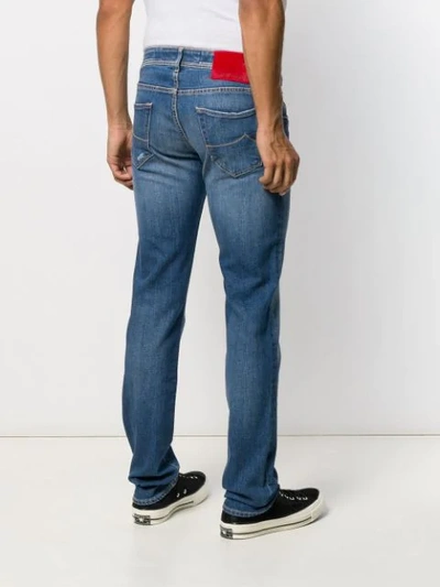 Shop Jacob Cohen Pocket-detail Slim-fit Jeans In 003 Lav.3