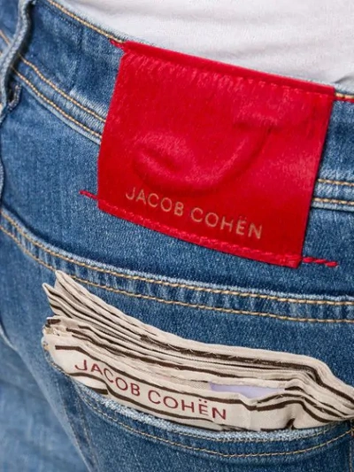 Shop Jacob Cohen Pocket-detail Slim-fit Jeans In 003 Lav.3