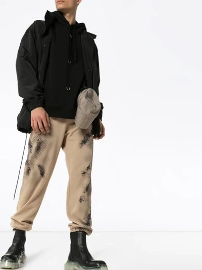 Alyx Abstract Printed Track Pants In Beg0003 Tan