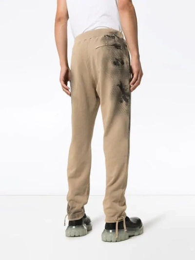 Alyx Abstract Printed Track Pants In Beg0003 Tan