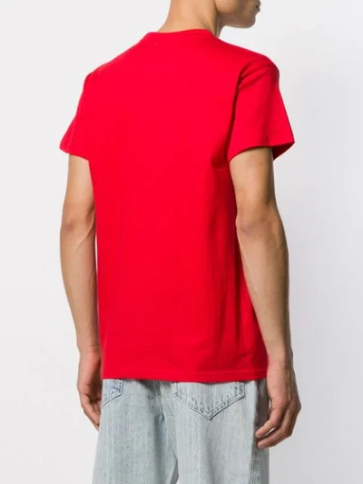 Shop Applecore 'identity' Print T-shirt In Red