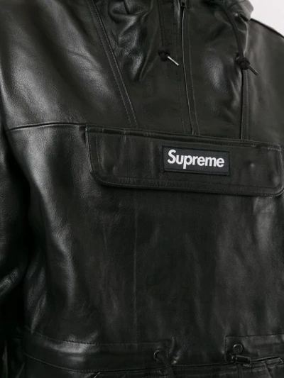 Shop Supreme Hooded Jacket In Black