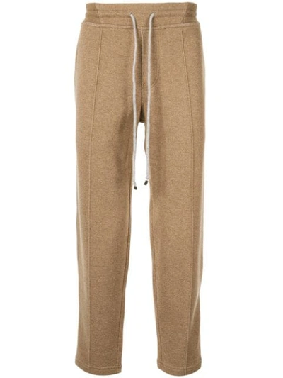 Shop Brunello Cucinelli Slim Fit Track Pants In C001