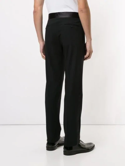 Shop Giorgio Armani Trouser In Black