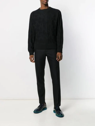 Shop Incotex Slim-fit Trousers In Black