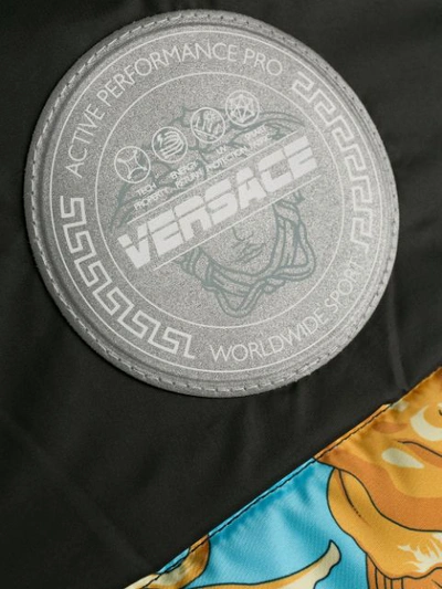 VERSACE 巴洛克印花衬垫马甲 - 蓝色