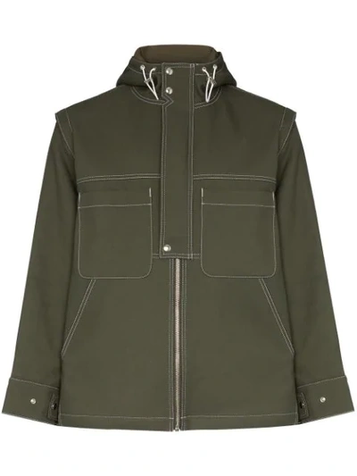 Shop Jacquemus La Veste Meunier Jacket In Green