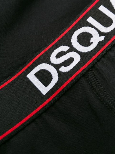 Shop Dsquared2 Logo Band Briefs - Black