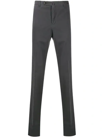 Shop Pt01 Slim Leg Chino Trousers In Grey