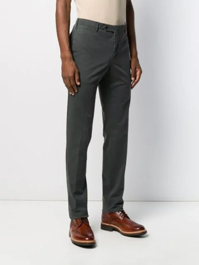 Shop Pt01 Slim Leg Chino Trousers In Grey
