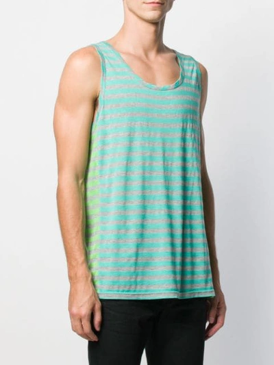 Shop Unconditional Striped Vest In Green