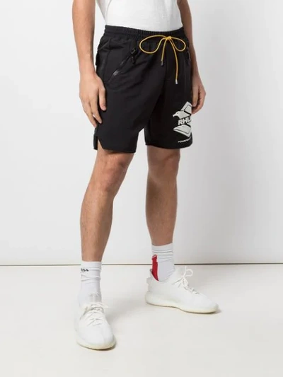 Shop Rhude Swim Short Blk In Black