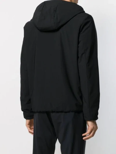 Shop Rrd Hooded Lightweight Jacket In Black