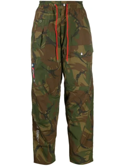 Shop Polo Ralph Lauren Camouflage-print Trousers In Green