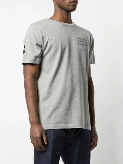 Shop Off-white Smudged Logo T-shirt - Grey