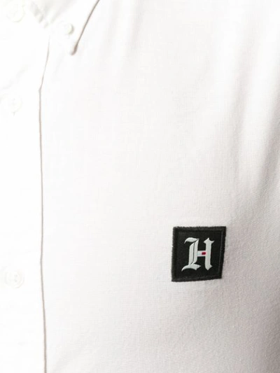 Shop Tommy Hilfiger X Lewis Hamilton Logo Patch Shirt In White