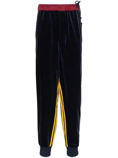 Shop Adidas Originals X Bed Jw Ford 3-stripe Track Trousers In Blue