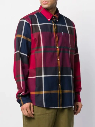 Shop Barbour Dunoon Check Shirt In Red