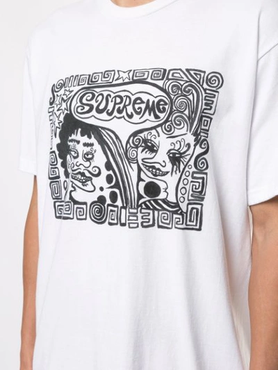 Shop Supreme Faces Tee In White
