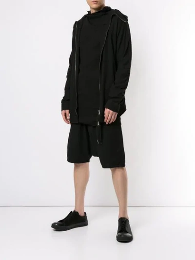 Shop Army Of Me Zipped Hooded Jacket - Black