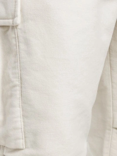 Shop Maison Flaneur Regular Cargo Trousers In White