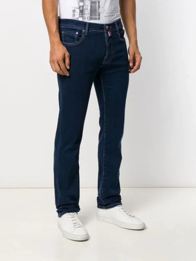 Shop Jacob Cohen Straight-leg Denim Jeans In Blue