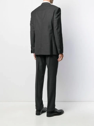 Shop Corneliani Two Piece Slim-fit Suit In Grey
