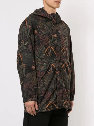 Shop Doublet Patterned Windbreaker Jacket - Multicolour