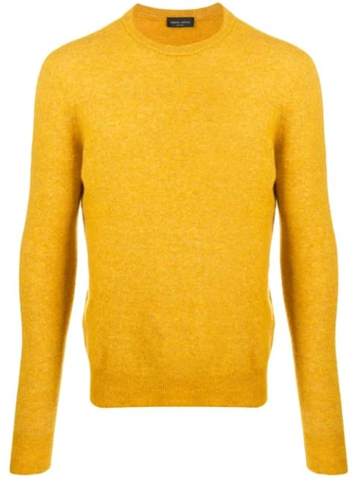 Shop Roberto Collina Long Sleeve Knit Jumper In 43 Sole