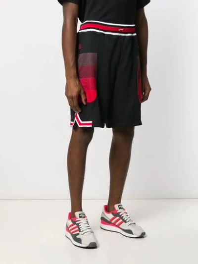 Shop Nike X Clot Mesh Shorts In 010 Black