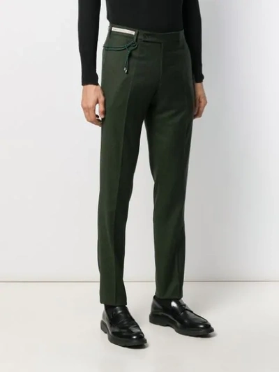 Shop Berwich Slim-fit Trousers In Green